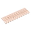 FUZVOL 10 Pcs 300mm X10mm Diameter Natural Round Wooden Dowels,Long