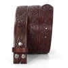 TRIWORKS Western Belt for Men without Buckle Cowboy Leather Belt
