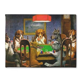 YouCustomizeIt Dogs Playing Poker by C.M.Coolidge Microfiber Screen Cleaner