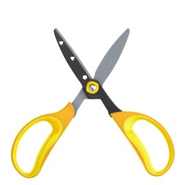 Kutsuwa SS106L STAD School Craft Scissors for Left Hand, Yellow