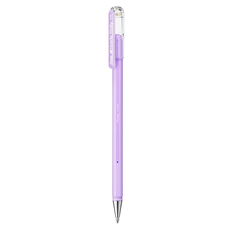 Pentel Arts Hybrid Milky K108-P Pastel Gel Ink Rollerball Pen