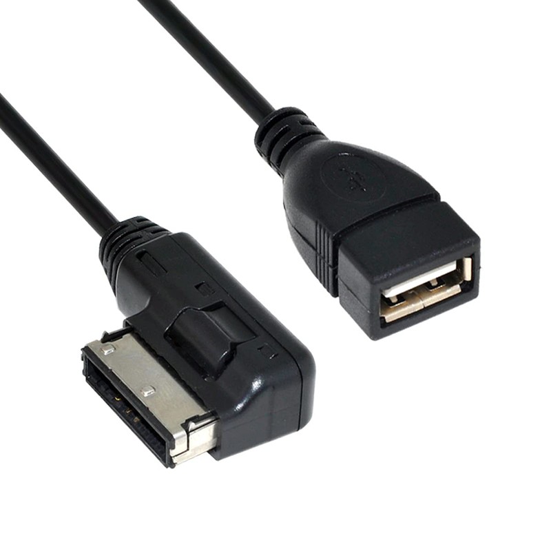 cablecc メディアイン AMI MDI USB AUXフラッシュドライブアダプターケーブル 車 フォルクスワーゲン 2014 A4