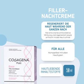 Collagena Pure The Architect Filler Nachtcreme – Intensive Reparatur- und Anti-Aging-Behandlung