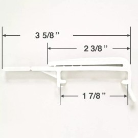 Graber Valance Clip for G-71 Vertical Blinds 1-7/8"- 1 15/16" Track hard to find