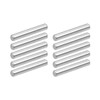 TOP-VIGOR 10Pcs 4mm x 25mm Dowel Pins Shelf Support Pegs,