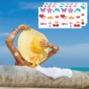 270pcs Tanning Sunbathing Stickers Self Adhesive Heart Lips Dolphin Butterfly