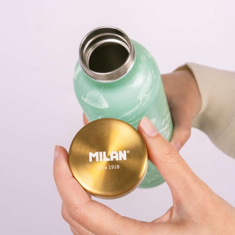 MILAN® Thermosflasche, Edelstahl, 0,59 l, Lava-Serie, Grün
