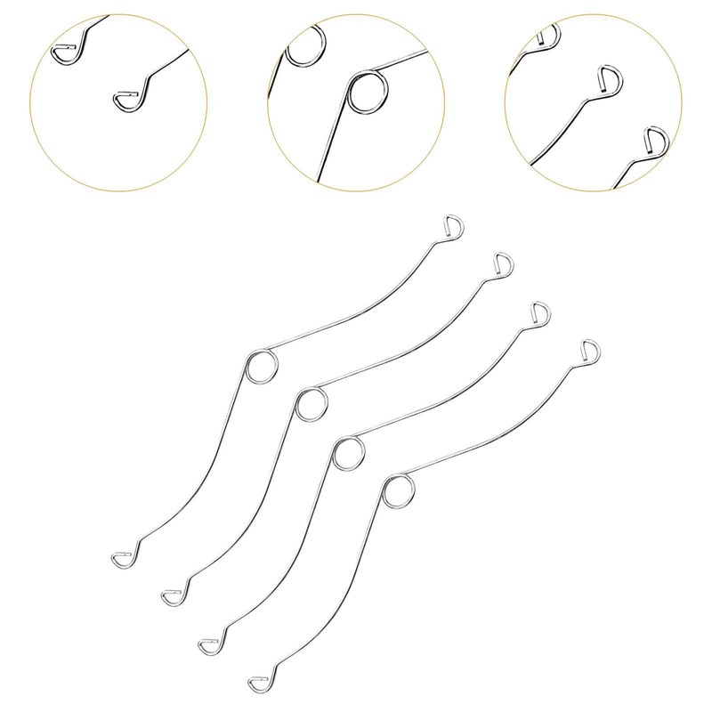 Perfk 4x Grille Spring Clips Bathroom Fan Parts RB110 Replacement