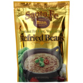 Santa Fe Bean Company Instant Fat Free Vegetarian Refried Beans 7.25-Ounce (Pack of 8) Instant Vegetarian Refried Beans; All Natural; High in Fiber; Fat Free; Gluten-Free