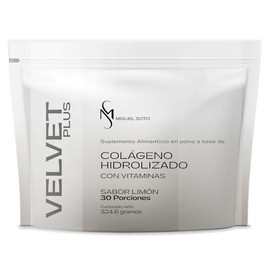 Miguel Soto Colágeno Hidrolizado Velvet Plus Vitaminas Porciones 324 Suplemento Piel Cabello Uñas
