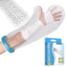 ALLAY Cast Covers for Shower Arm - 1Pcs Cast Protector for Shower Adult - Reusable Boots for Arm after Surgery - Durable Waterproof Cast Cover for Adult, Men, Women