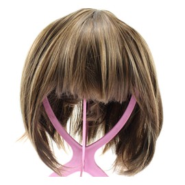 Olive-G Wig Full Head Full Bob Short Medium Patten Bangs Below Brow Wig