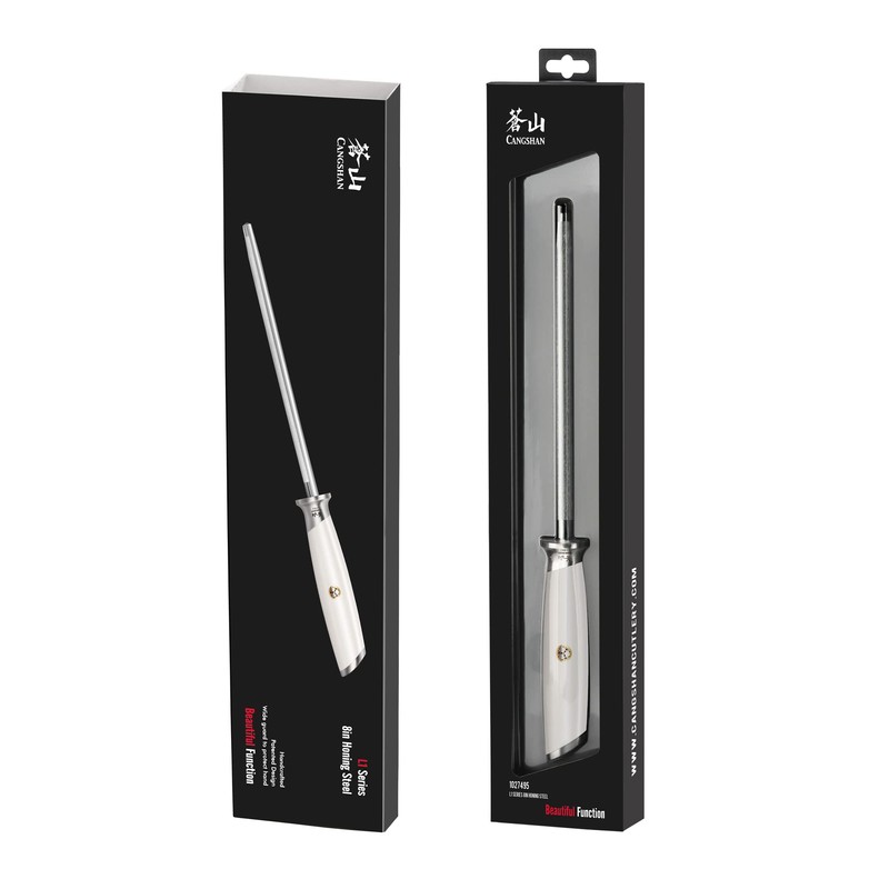 Cangshan L1 Series 1027495 High Carbon 8-inch Honing Steel