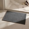 Triohero Bathroom Rugs Non Slip Washable, Super Absorbent Thin Bath