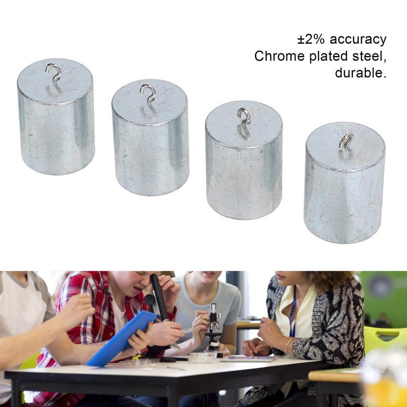200g Calibration Weight Set Chrome Plated Steel 4 Piece with
