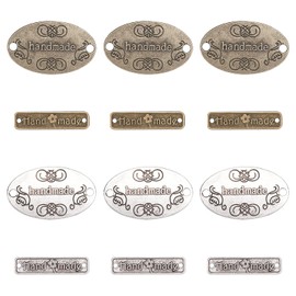 [PH PandaHall] Tag Charms, Metal Charms, Engraved Tags, Set of 88, Engraving Plate, Rectangle, Oblong, 2 Colors, Accessory Parts, Antique Crafts, Piercing, Bracelet, Necklace, Handmade Supplies,