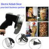 CNCEST Electric Kebab Slicer 1-8mm Thickness Adjustable Turkish Kebab Knife