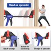 WORKPRO 12" Clamps for Woodworking 2-Pack, Quick-Release Wood Clamps/Spreader Light