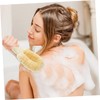 Ipetboom Bath Brush with Handle Exfoliating Body Scrubber Shower Brush