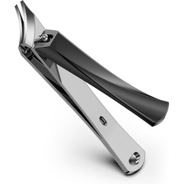 FERYES Ingrown Nail Clipper - Slant Curved Blade Nail Clipper for Thick Toenails and Ingrown Nails, Podiatrist Toenail Clippers for Seniors and Men