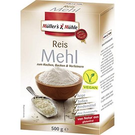 Mühlers Mühle Rice Flour for Cooking Baking and Refining 500 g