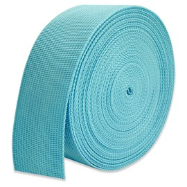 2 inch Blue Webbing Strap 12 Yards Wide Heavy Duty Polypropylene Webbing Straps for Backpacks- Bags-Lawn Chair Replacement-Seat Belt-Outdoors Indoors Crafting DIY-Furniture Tie Down Strapping