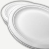 ECOWINGS 10 Inch Disposable Plates (Pack of 50) - EcoFriendly,
