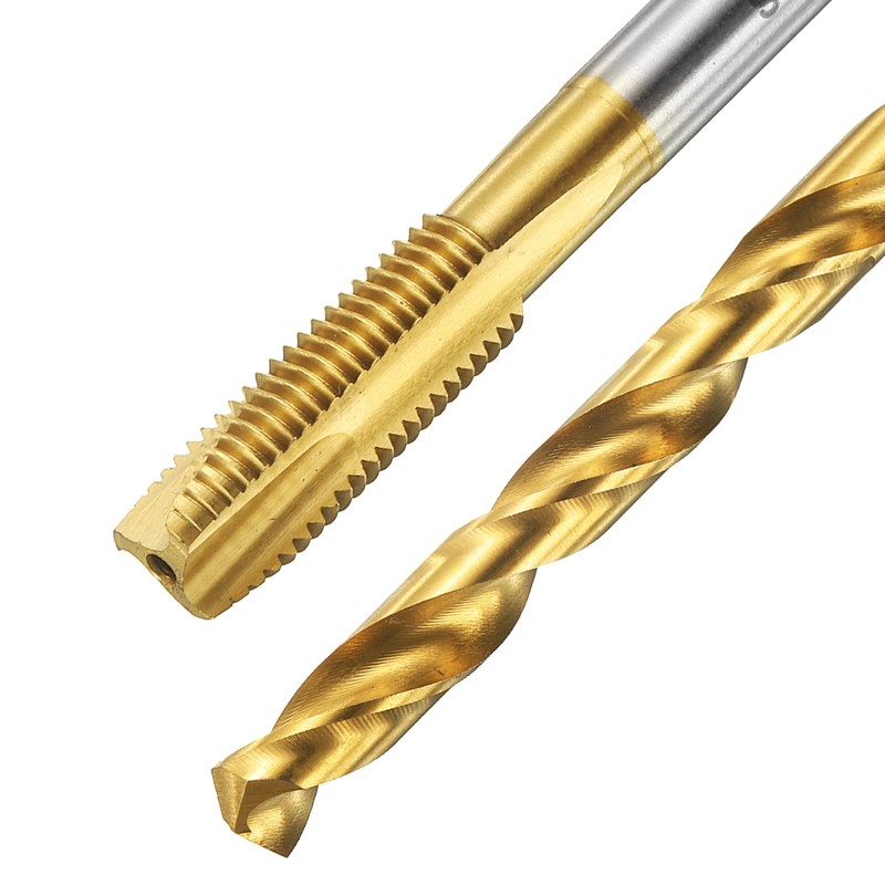 sourcing map Tap and Drill Bit Set, 1pcs M8 x