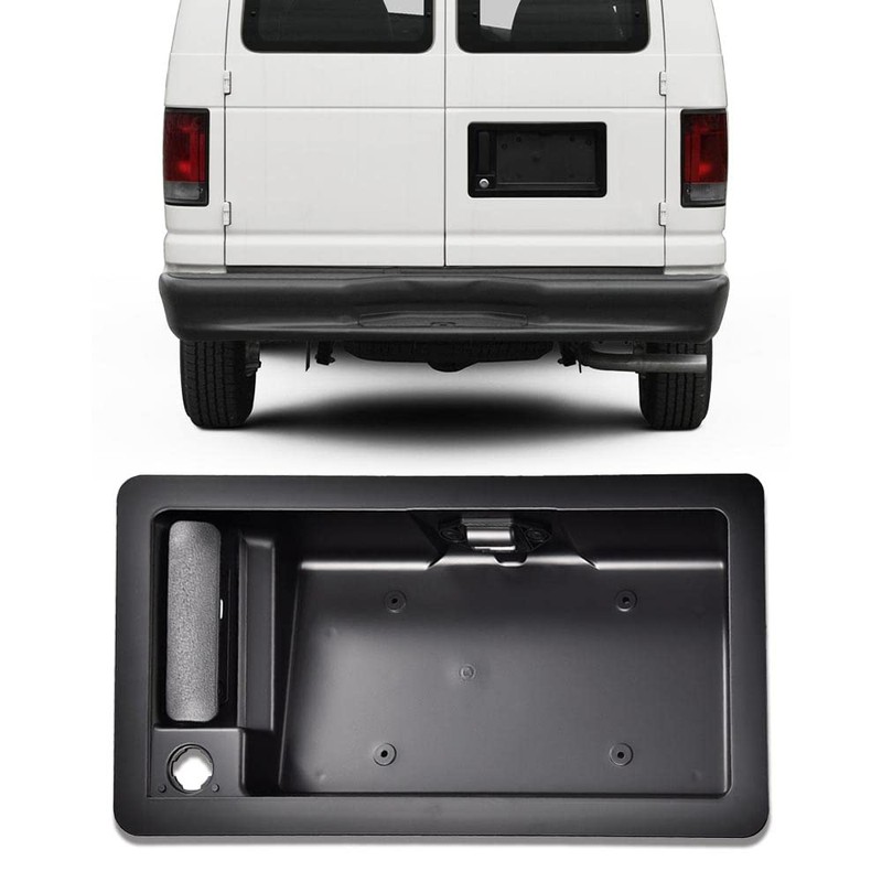 PIT66 Rear Cargo Door Handle & License Plate Tag Bracket