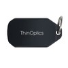 ThinOptics Women's Keychain Case Eyeglass, Black, 44mm