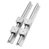 Linear Guide Rail,2 pcs SBR16 300mm Linear Rail+4 Pcs SBR16UU