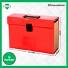 ADEPTNA Highly Durable 19 Pocket Expanding Box File Organiser A4