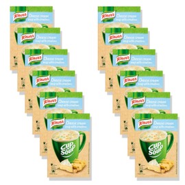 KNORR Cup a Soup Instant - Cheese Soup With Croutons - Total 12