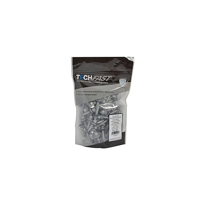 TechFast Sheet to Timber Roofing Screws | 6.3 x 32mm