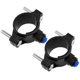 SDTC Tech 2-Pack Drain Saddle Valve with 1/4" Quick Connect Plastic Water Filters Valve Clamp for Reverse Osmosis System