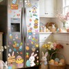 GULWAT 188 PCS Easter Window Clings, Lager PVC Eggs Bunny