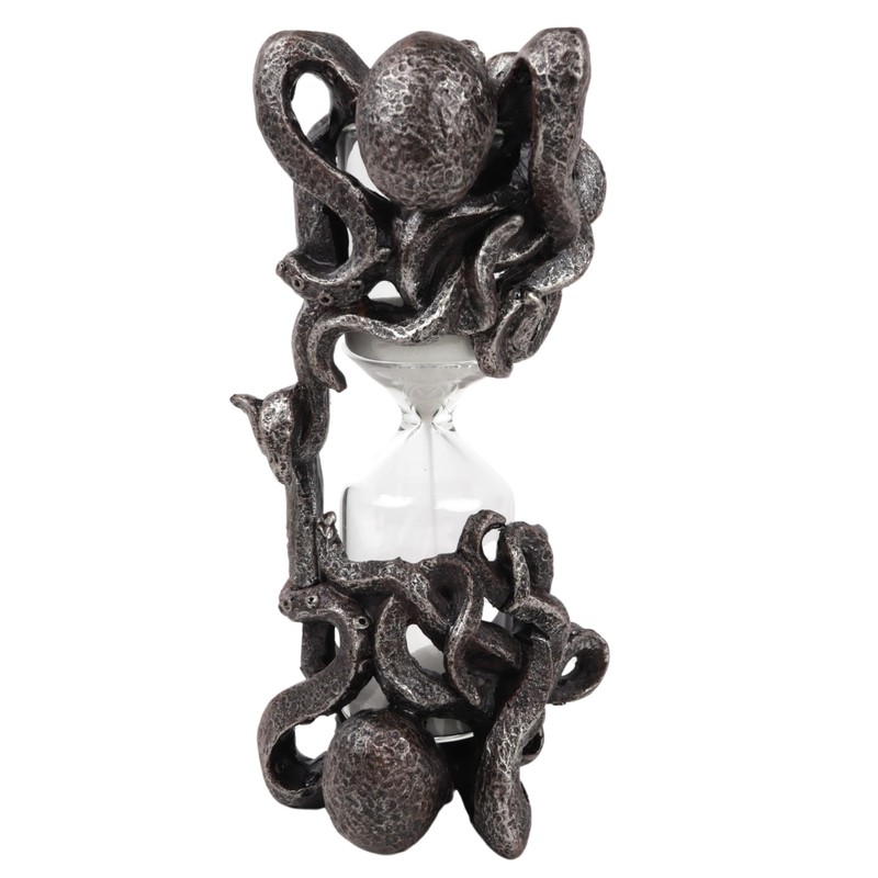 Modern Octopus Hourglass, Decorative Sand Timer, Wildlife Home and Office
