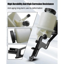 HUQUZN Power Steering Reservoir Tank with Bracket Fit for Infiniti Nissan Pathfinder Titan 2004-2015 Replace 3R-006 3R006 491807S000