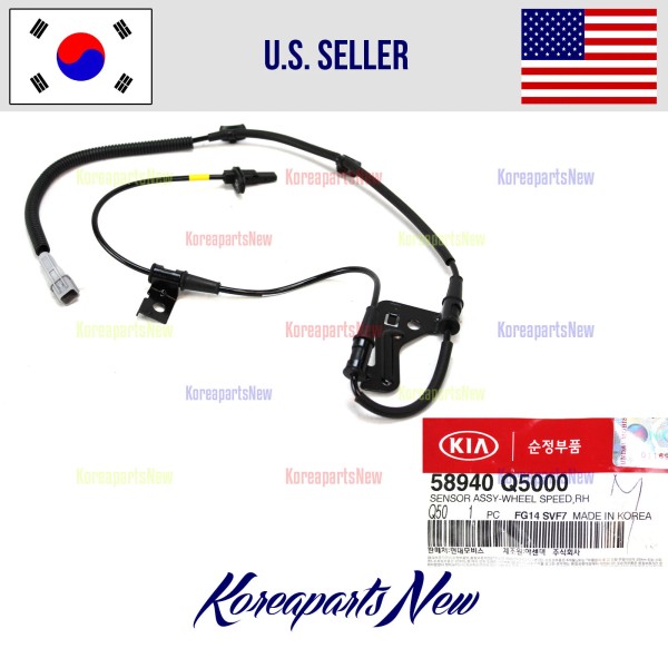 Kia ABS Brakes Sensor FRONT Right PASSENGER 58940Q5000 OEM Kia