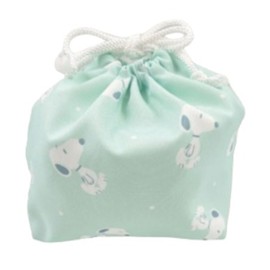 Marimo Craft SPZ-3378 Lunch Drawstring GR Snoopy W 10.6 x H 8.3 x 7.3 inches (270 x 210 x 185 mm)
