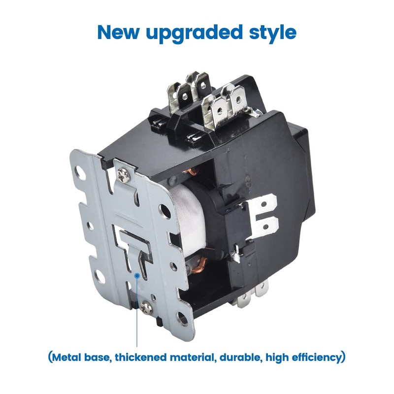 CGele 2 Pole Air Conditioner Contactor 40 Amp 24V Coil,Heavy