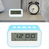 LCD Kids Alarm Clock Backlight Musical Alarms Birthday Reminder Blue