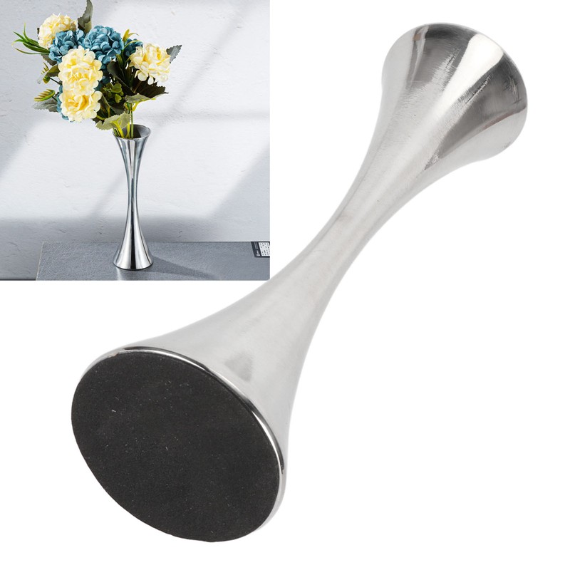 Stainless Steel Vase Innovative Elegant Modern Style Round Mouth Metal
