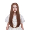 Ufindcos Brown Wig for Kids Long Girls Brown Wig Middle