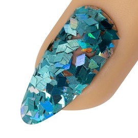 Young Nails Art Glitters - Premium Loose Nail Glitter Powder for Acrylic Nails & Gel Nails, Nail Sequins, Nail Sparkles, Nail Art Powder, Fine & Chunky Glitter, Durable, Face Tattoo, 1 oz