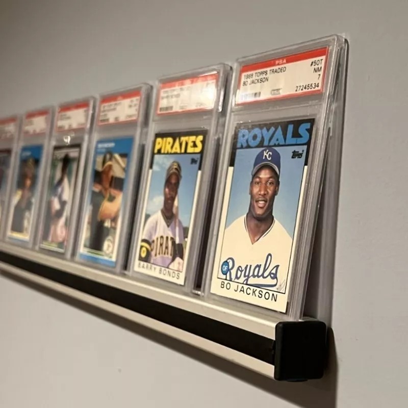 Robeck Custom Displays PSA Graded Card Floating Wall Shelf (84"