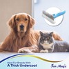 Fur Magic Dematting Comb & Dematting Rake for Dogs Cats