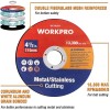 WORKPRO 20-Pack 4-1/2 x 7/8-Inch Cut-Off Wheels Aluminum Oxide Ultra