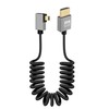 RIIEYOCA 4K Micro HDMI to HDMI Short Coiled Cable, 90