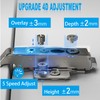 ATYLYF 8 Pack Soft Close Cabinet Hinges for Kitchen Frameless